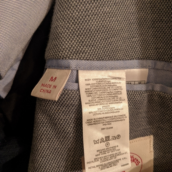 Brooks Brothers casual blazer, 40R, light blue - Picture 2 of 4